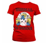 Licence Officielle Minions - Normal Life Is Ennuyeux Femmes T-SHIRT S-XXL