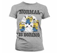 Licence Officielle Minions - Normal Life Is Ennuyeux Femmes T-SHIRT S-XXL
