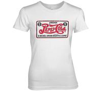 Licence Officielle Pepsi - Vintage Signe Femme T-Shirt