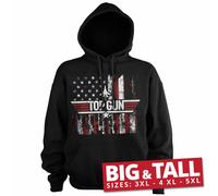 Licence Officielle Top Gun - Amérique Gros & Grand 3XL, 4XL, 5XL Capuche
