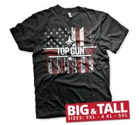 Licence Officielle Top Gun - Amérique Gros & Grand 3XL, 4XL, 5XL Homme T-Shirt