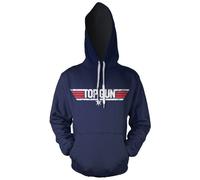 Licence Officielle Top Gun Logo Vieilli Capuche S-XXL Tailles