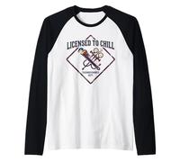 Licence pour Chill Funny HVAC Technician Refrigeration Humour Manche Raglan