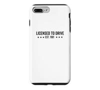 Licence pour Conduire Est 1981 Nouveau permis de Conduire Coque pour iPhone 7 Plus/8 Plus