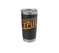 Licence pour flûtiste Trill Flutist Musician Player Gobelet isotherme en acier inoxydable double paroi