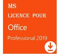 Licence pour Office 2019 Professional Plus 32/64 bits | Licence pour 1PC ( seulement pour windows 10 ) | [Téléchargement] - Livraiso