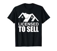 Licence pour Vendre Un Agent Immobilier Amusant T-Shirt