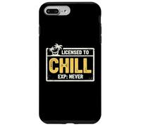 Licence to Chill Vacation Beach Humour Retro Graphic Wear Coque pour iPhone 7 Plus/8 Plus
