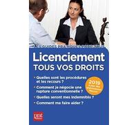 Licenciement tous vos droits 2019