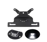 License Plate Holder LED Light Compatible with Fat Boy 114 107 2018-2024 Motorcycle Tail Tidy Fender Eliminator Rear Bracket FLFB(Item A)