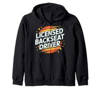 Licensed Backseat Driver Blague Tenace en Road |- Sweat à Capuche