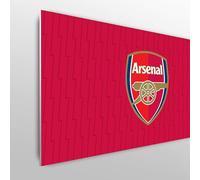 Licensed Décor Arsenal FC Tête de lit réglable 100 cm (l) x 75 cm (H) - Blason Couleur sur Texture éclaircissante