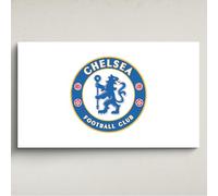 Licensed Décor Chelsea FC Décoration murale en acrylique Grand modèle 130 cm (l) x 80 cm (H) - Blason complet sur blanc