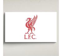 Licensed Décor Liverpool FC Décoration murale en acrylique Motif oiseau de foie Rouge sur blanc 130 x 80 cm