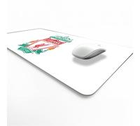 Licensed Décor Liverpool FC Sous-main avec blason en couleur blanche 43 x 90 cm