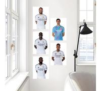 Licensed Decor Papier peint vinyle Real Madrid A3 Defensive 5 Studio - 42 cm (H) x 30 cm (l)
