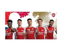 Licensed Décor Tapis Arsenal FC - Grand (185 cm (l) x 100 cm (H) - pour Homme Player Mix 1