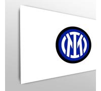 Licensed Décor Tête de lit réglable FC Internazionale Milano - 100 cm (l) x 75 cm (H) - Blason sur Fond Blanc - Produit sous Licence Officielle