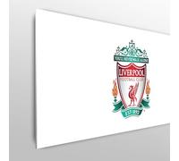 Licensed Décor Tête de lit réglable Liverpool FC - 100 cm (l) x 75 cm (H) - Blason en Couleur Blanche