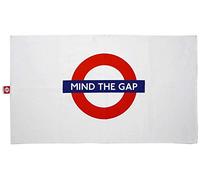 Licensed London Underground Torchon Coton avec Mind The Gap Logo 740mm X 430mm (GWC)