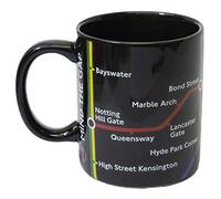 Licensed Official TFL London Underground Tube Map Mug-Black