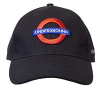 Licensed Unisex London Underground Baseball Cap Black