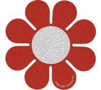 Licenses Products S-2470-G Sticker Paillettes Marguerite Rouge Rouge G