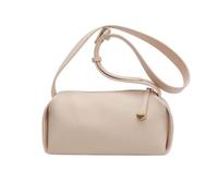 Lichee Sac à bandoulière à motif solide en polyuréthane avec grande sangle réglable pour les femmes qui travaillent et font du shopping., Blanc., 270*140*120mm