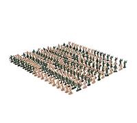LICHENGTAI 360 pièces Figures Action Army Ensemble, Coffret Set de Jeu Militaire avec Soldats, Tanks, Avions, Drapeaux, Soldat Figurines Set Modèle Garçons Plastique Mission Armée Militaire Jouets