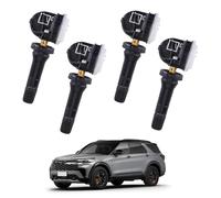 LICHENGTAI 4x Capteur de Pression des Pneus Compatible avec Ford B-Max C-Max Ecosport Fiesta Focus Mondeo Kuga Système de capteur de Surveillance de Pression des pneus TPMS de Voiture