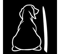 LICHENGTAI Autocollants de Chien de Voiture Autocollants D'essuie-Glace Arrière de Pare-Brise Autocollants D'essuie-Glace de Fenêtre de Voiture Autocollants pour Voiture