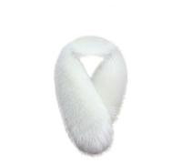 LICHENGTAI Écharpe en Fausse Fourrure Cache-Cou Moelleux Écharpe en Peluche pour Dames Écharpe en Fausse Fourrure De Renard Châle Super Doux Écharpes À Col Confortable pour Mariage Fête d'hiver