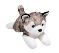 LICHENGTAI Husky Chien Peluche, 30/40/50 cm, en peluche douce pour chiens, en peluche, coussin Husky Kawaii doux pour chien, animaux en peluche, cadeau pour copines, enfants, anniversaire de la