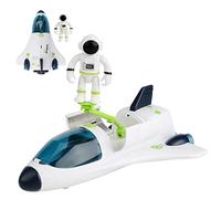 LICHENGTAI Jouets Aéronautiques et Spatiaux, Ensemble de Construction de Vaisseau Spatial Fusée Spatiale Jouets de Bateau, Astronaute Jeu de RôLe Jouets Spatial Garçon et Fille 3 à 12 Ans