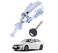 LICHENGTAI Kit de Barillet de Serrure de Porte Gauche pour BMW 5er-Serie E60 E61 2003-2010 Cylindre de serrure de porte avant gauche avec clés Car Door Lock Locking Cylinder Front Left