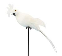 LICHENGTAI Oiseaux en Plumes Artificielles en Mousse, Modèle dOiseaux Artificiels avec Plumes Oiseaux de Simulation Décoration de Jardin Modèle de Perroquet pour Décoration de Jardin d'arbre de Noël