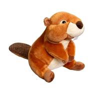 LICHENGTAI Peluche loutre 20 cm en peluche de castor simulation poupée en peluche castor animal en peluche douce et mignonne pour anniversaire, mariage, Saint-Valentin, Noël