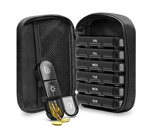 LICHENGTAI Pilulier Semainier, Pilulier Semaine 7 Pilulier Journalier 28 Pilulier Mensuel Boite Medicaments 7 Jour Pilulier Semainier Matin Midi Soir Semainier Grand Format