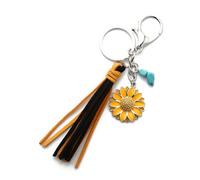 LICHENGTAI Porte-Clés Pendentif Tournesol Veilleuse,Joli de Fleurs, Gland Pendentif Lumineux Tournesol Porte-Clés,Porte-Clés pour Femmes,Enfants,Camarades de Classe