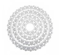LICHENGTAI Ronde Dentelle en métal de Coupe Die Pochoirs DIY Album de Scrapbooking Outil de gaufrage Die Matrices de Découpe Scrapbooking Gaufrage Meurt Metal Pochoirs Gaufrage Cutting Dies