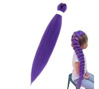 Lichenhair - cheveux de de couleur synthétique lisses sans échelle | Pièces de cheveux en fibre de soie à basse température de 26 pouces pour le style de la mascarade Halloween du carnaval de c
