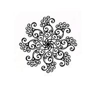 Lichi Autocollant Sticker Mural Sticker Mural Fleur de Bouddhisme Indien