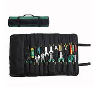 Lichi Sac à outils portable, 38 poches pour rouleaux, vert