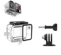 LICHIFIT Boîtier étanche 45M/147,64PI pour caméra de sport Insta360 ACE Pro 2 - Housse de plongée sous-marine - Protection sous-marine - Couvercle pour prises horizontales et verticales - Cage de