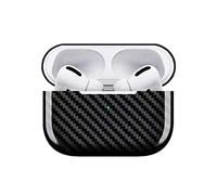 LICHIFIT Coque de Protection Ultra-Fine en Fibre de Carbone pour Stockage de boîtes de Chargement Apple AirPods Pro, résistant aux Rayures