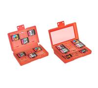 Lichifit - Étui De Rangement Pour Switch2, Organisateur De Protection Pour 24 Cartes De Jeux - Rouge
