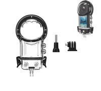LICHIFIT Étui étanche 40 m pour appareil photo panoramique Insta360 X5 - Boîtier de protection sous-marine avec interfaces d'extension et adaptateur de port à vis 1/4