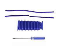 LICHIFIT Jeu de tournevis de Tube de tuyau bleu de bande de collage de peluche douce de rechange pour Dyson V7 V8 V10 V11 la pièce de rechange d'aspirateur
