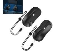 LICHIFIT Support de poignée de souris pour Nintendo Switch 2 en forme de souris gauche et droite - Base magnétique pour manette de jeu NS2 - Adaptateur de style souris Joy-Con 2 (noir)