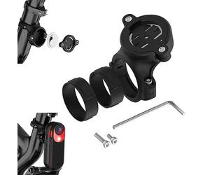 LICHIFIT Support de tige de selle pour Garmin Varia RTL510/515, Edge 540/840, iGPSPORT GS, Airtag, VTT - Noir